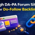 High DA PA forum sites for do follow backlinks list for SEO link building
