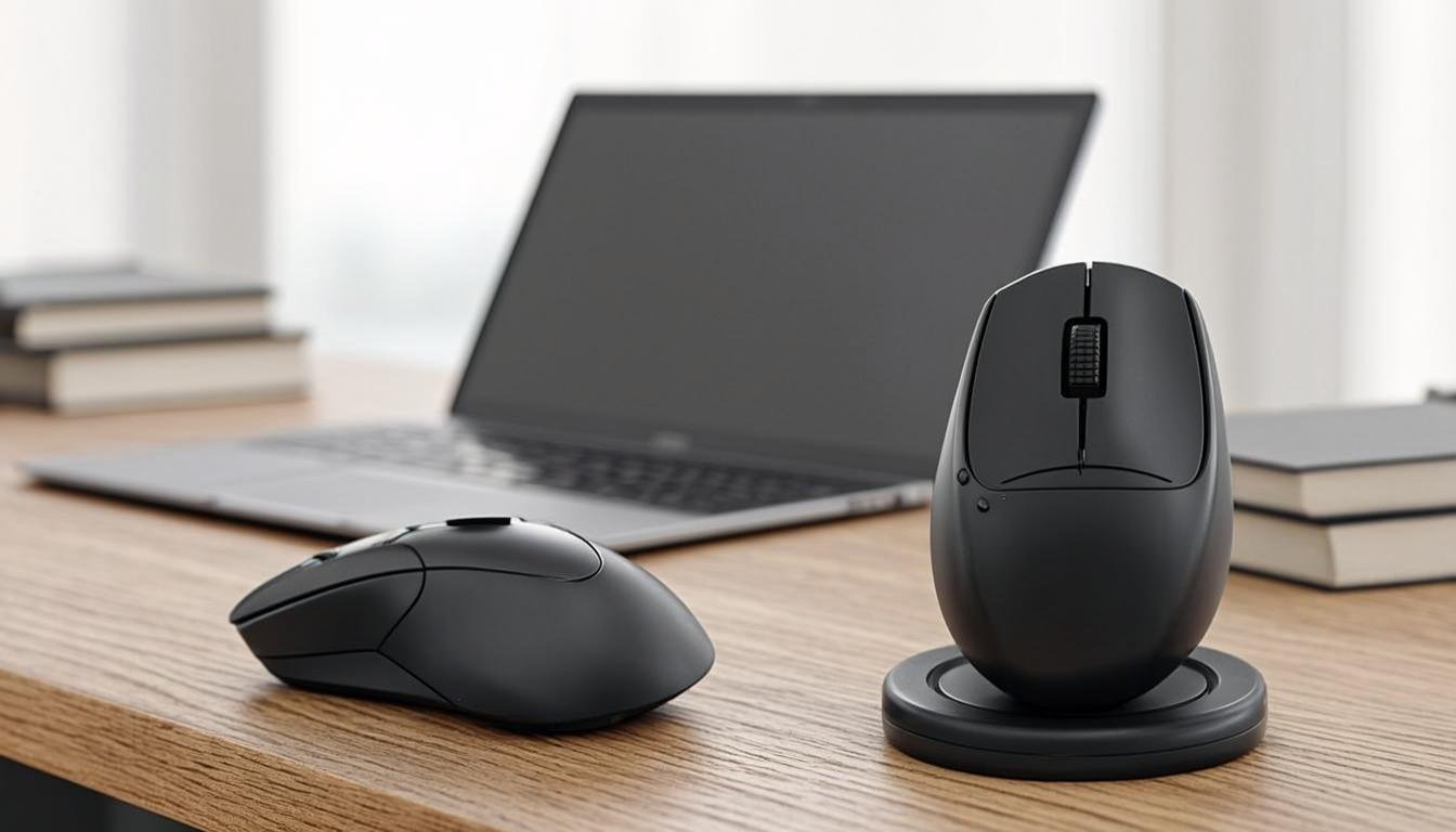 Best mouse for SEO experts and bloggers showing ergonomic and vertical mouse options