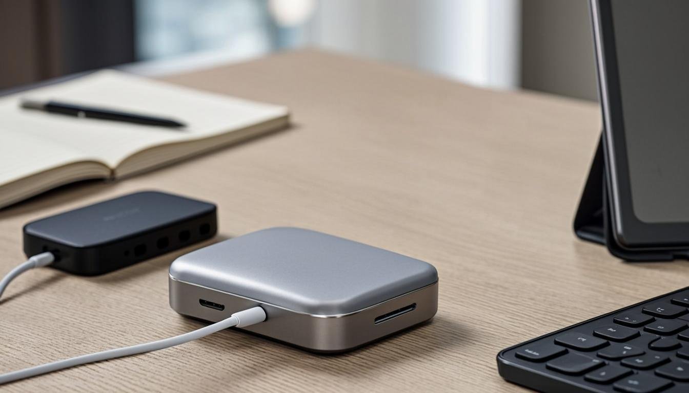 Best gadgets that improve blogging productivity Best gadgets that improve blogging productivity showing tech gadgets on a desk
