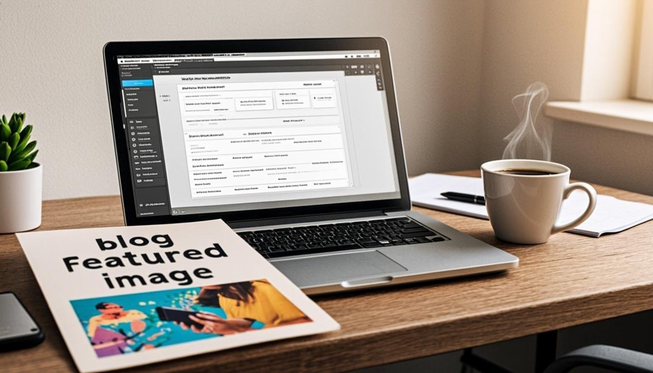 WordPress plugins dashboard on laptop for bloggers