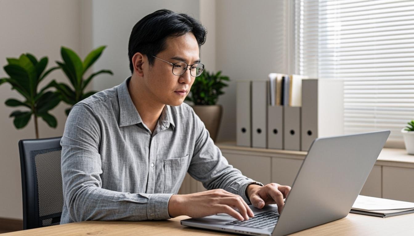 Cold email outreach for freelancers on laptop