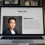About page design